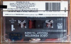 CECE PENISTON - THOUGHT YA KNEW (1994) TOPKAPI KASET SIFIR