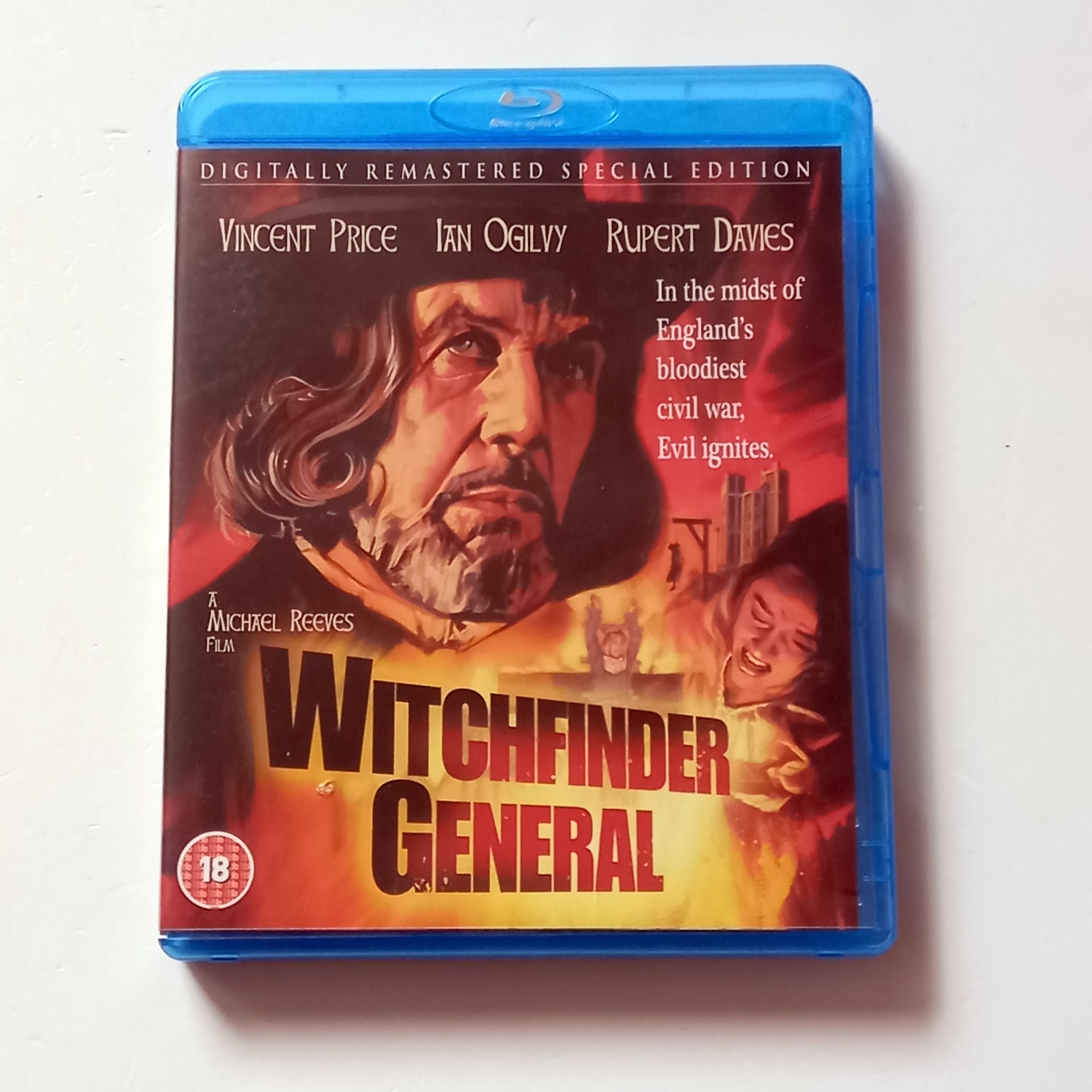 WITCHFINDER GENERAL - VINCENT PRICE, IAN OGILVY, RUPERT DAVIES - YÖN.: MICHAEL REEVES - BLU-RAY REGION FREE 2.EL TÜRKÇE ALTYAZI YOKTUR