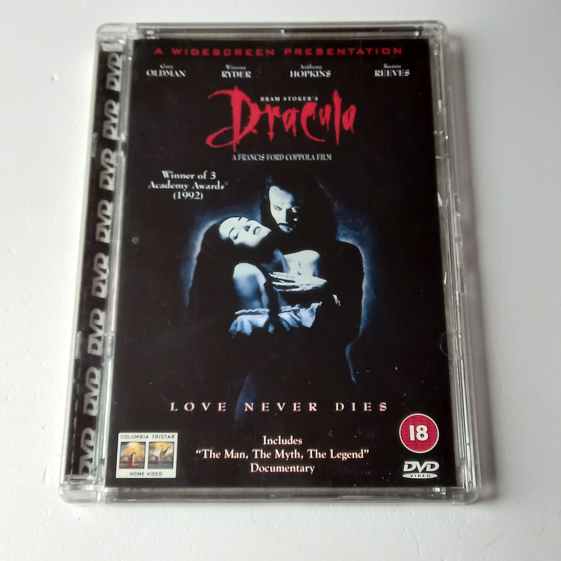 DRACULA - GARY OLDMAN, WINONA RYDER, ANTHONY HOPKINS, KEANU REEVES - YÖN.: FRANCIS FORD COPPOLA - DVD SUPER JEWEL CASE 2.EL