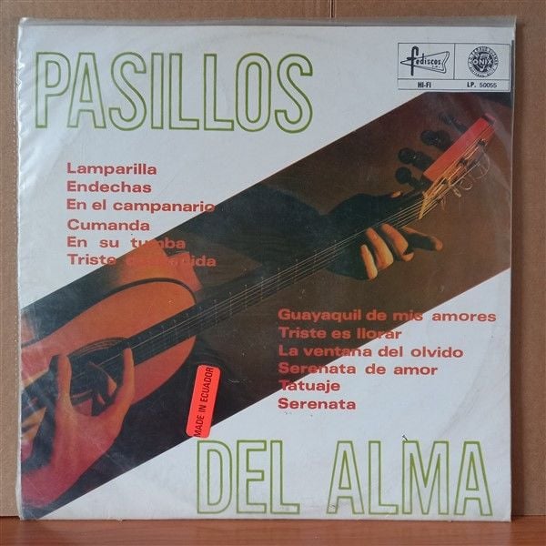 PASSILLOS DEL ALMA / TRIO LES EMBAJADORES, MAXIMA MEJIA, DUO SANCHES, JULIO JARAMILLO - LP 2.EL PLAK