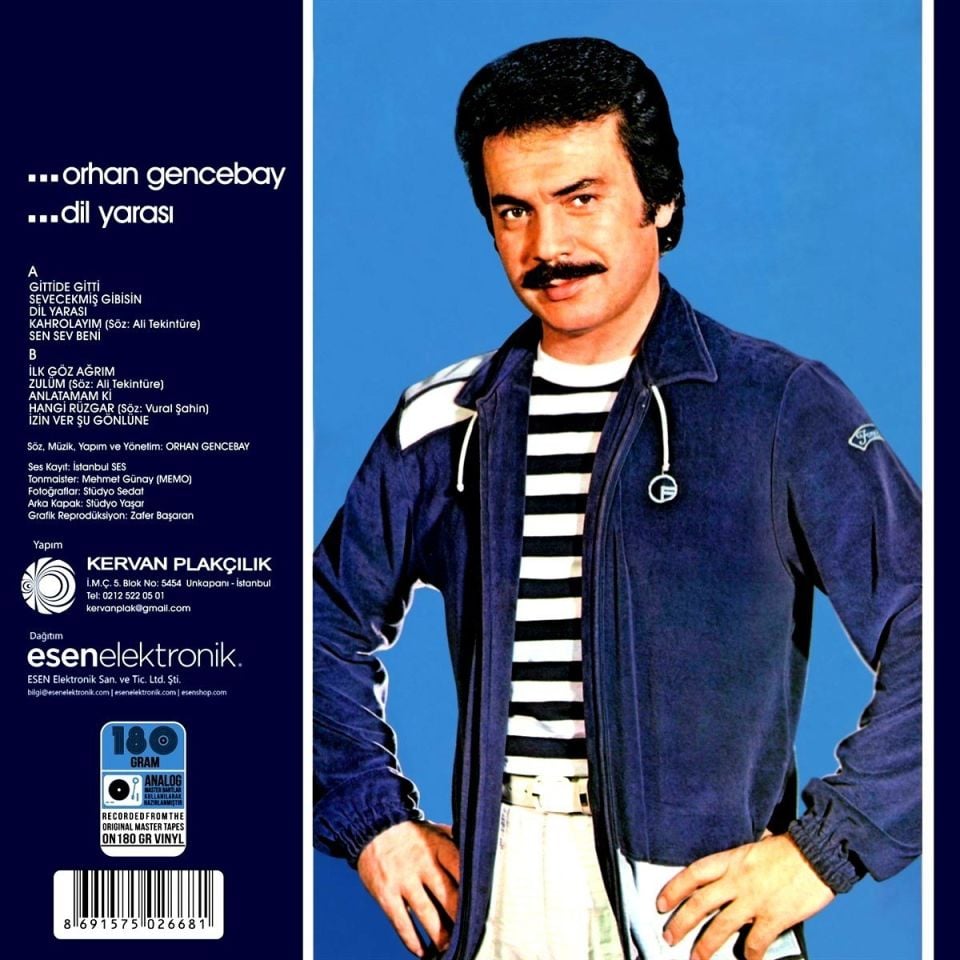 ORHAN GENCEBAY - DİL YARASI (1984) - LP 180GR 2025 BASIM SIFIR PLAK