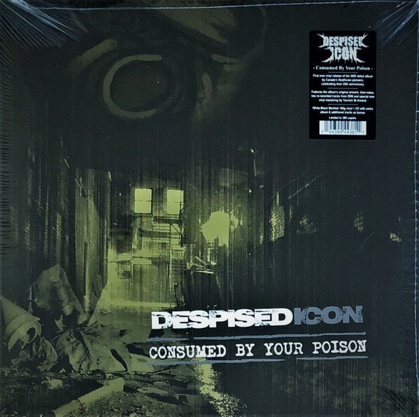 DESPISED ICON – CONSUMED BY YOUR POISON (2006) LP+CD 2022 REISSUE YELLOW TRANSPARENT BLUE MARBLED SIFIR PLAK