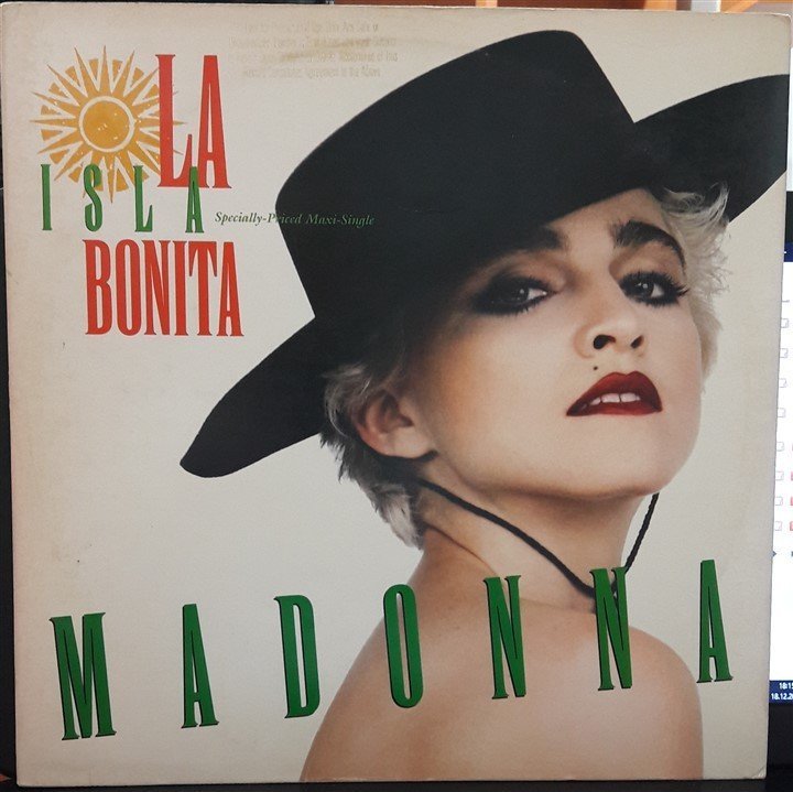 MADONNA - LA ISLA BONITA (1986) - 12'' MAXI SINGLE PLAK 2.EL