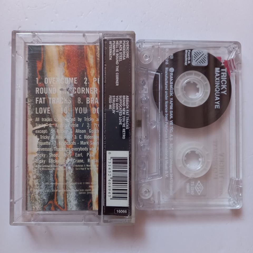 TRICKY - MAXINQUAYE (1995) - KASET 2.EL