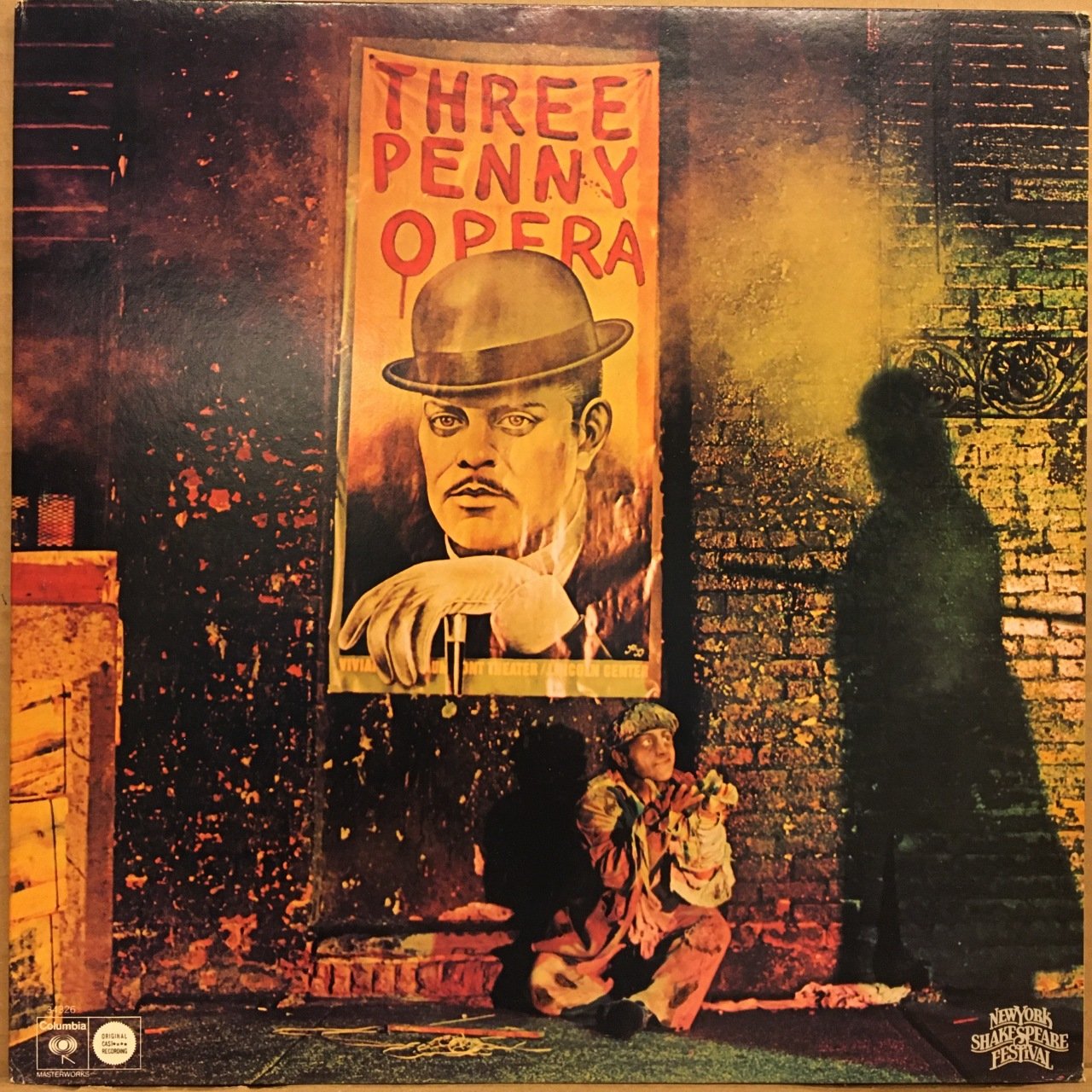 THREE PENNY OPERA (1976) - ORIGINAL CAST RECORDING NEW YORK SHAKESPEARE FESTIVAL - KURT WEILL - BERTOLT BRECHT - 2.EL PLAK