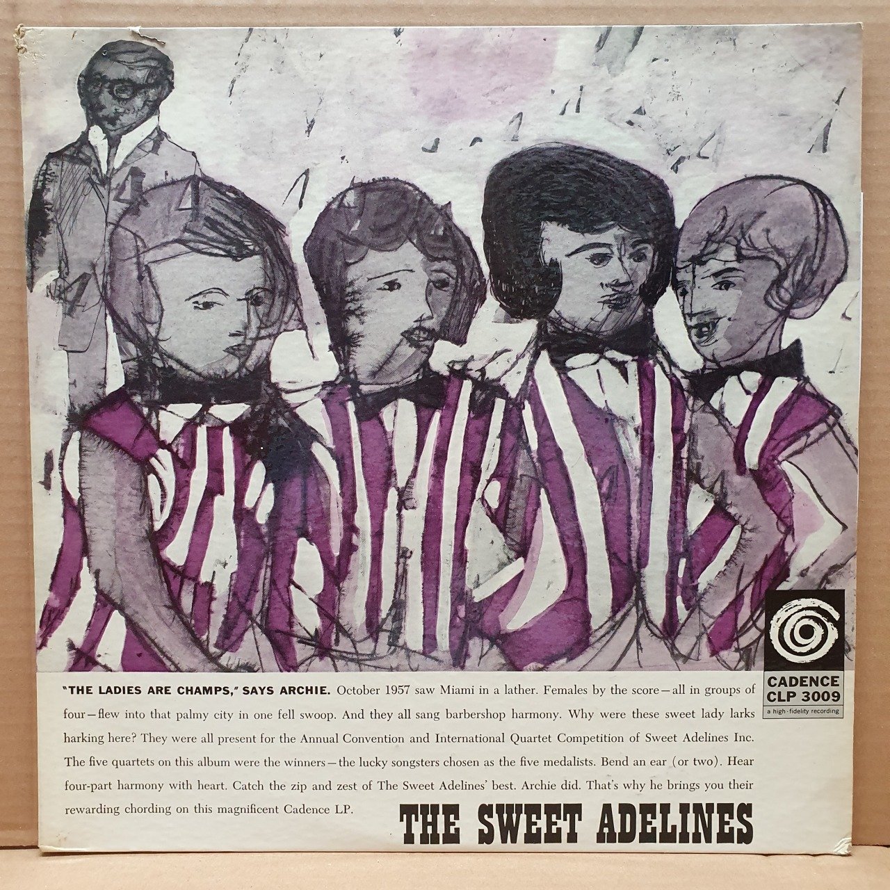 THE SWEET ADELINES / MEDALIST QUARTETS OF 1957 - LP 2.EL PLAK