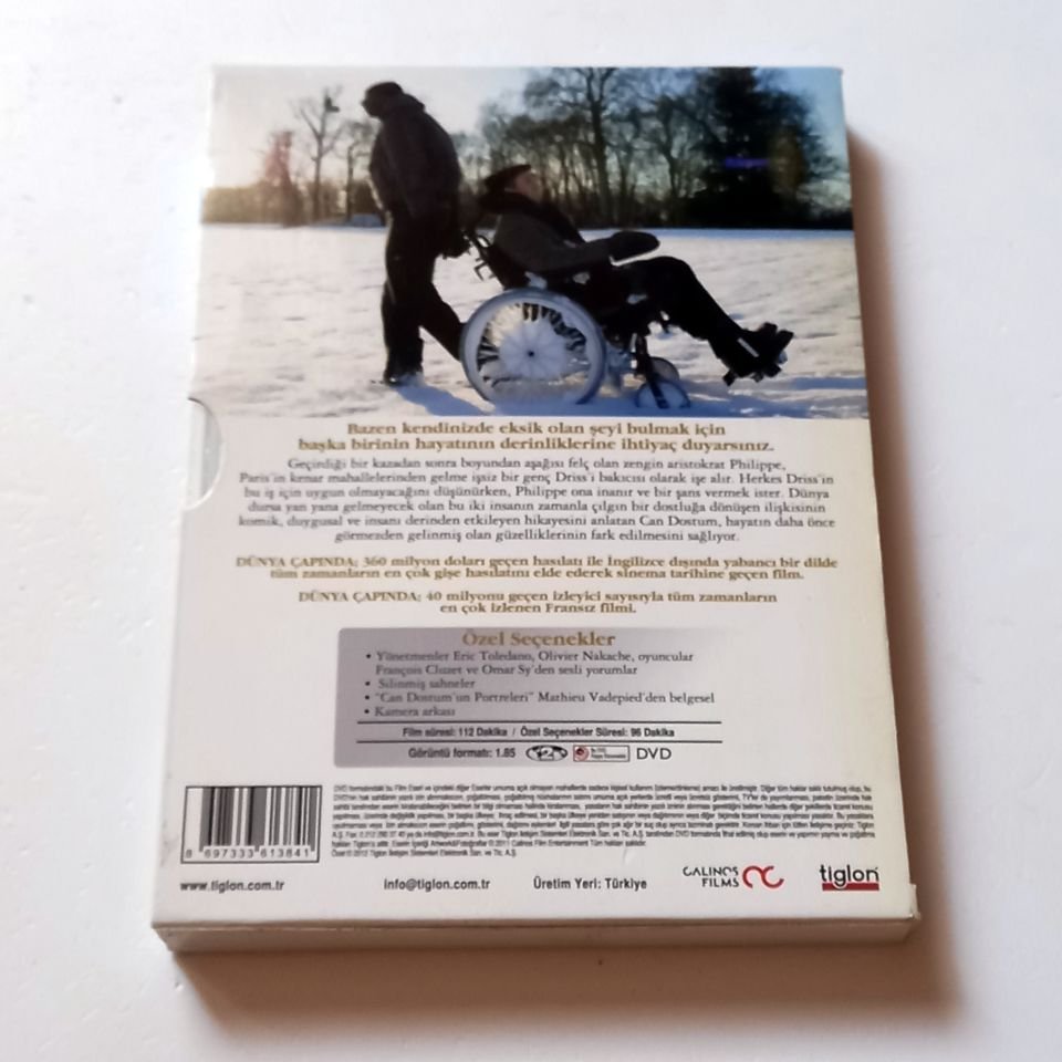 CAN DOSTUM / INTOUCHABLES - FRANÇOIS CLUZET, OMAR SY - YÖN.: OLIVIER NAKACHE & ÉRIC TOLEDANO - DVD SLIPCASE 2.EL