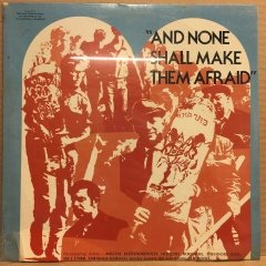 UNITED JEWISH APPEAL - AND NONE SHALL MAKE THEM AFRAID (1974) SIFIR PLAK
