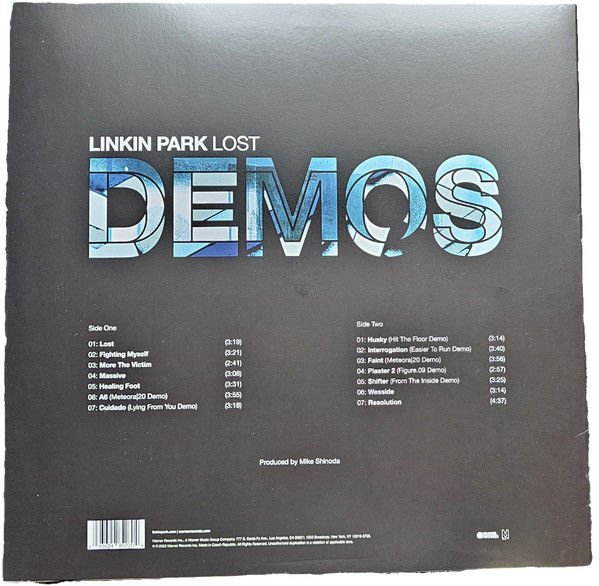 LINKIN PARK - LOST DEMOS (2023) - LP 2024 BASIM SIFIR PLAK