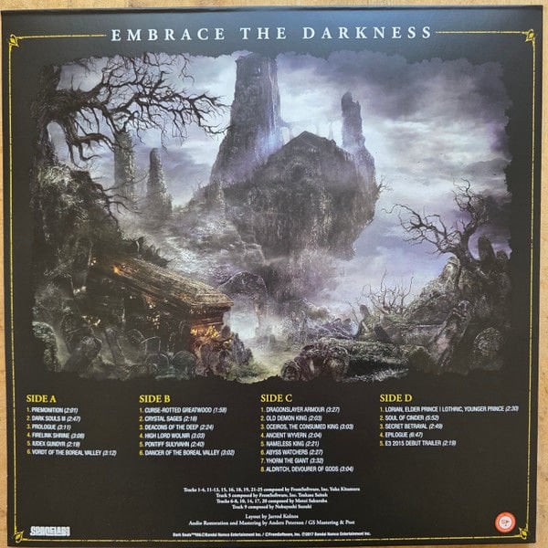 DARK SOULS III ORIGINAL GAME SOUNDTRACK - YUKA KITAMURA, TSUKASA SAITOH, MOTOI SAKURABA, NOBUYOSHI SUZUKI (2016) - 2022 2LP COLORED SIFIR PLAK