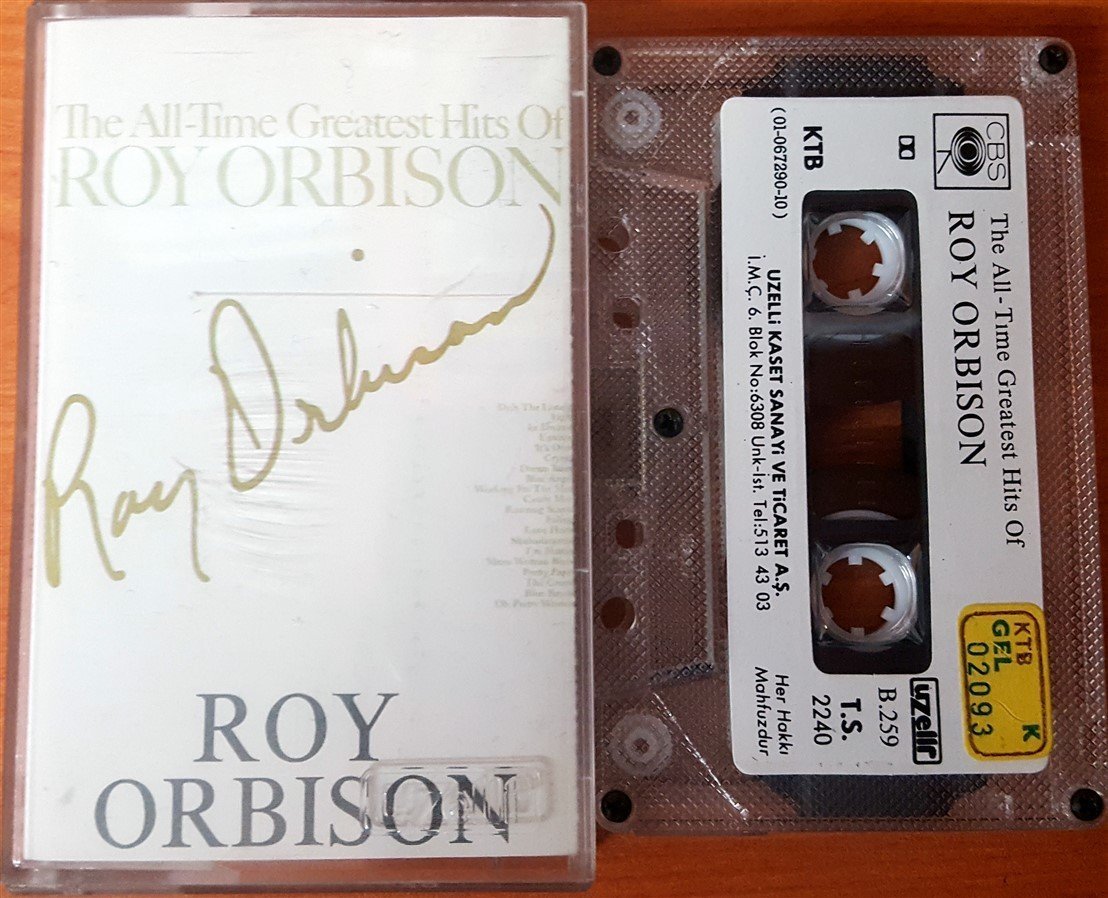 ROY ORBISON - THE ALL TIME GREATEST HITS CASSETTE MADE IN TURKEY ''USED'' PAPER LABEL