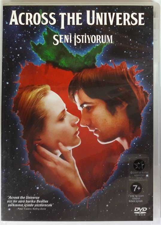 SENİ İSTİYORUM - ACROSS THE UNIVERSE - EVAN RACHEL WOOD - JIM STURGESS - DVD 2.EL
