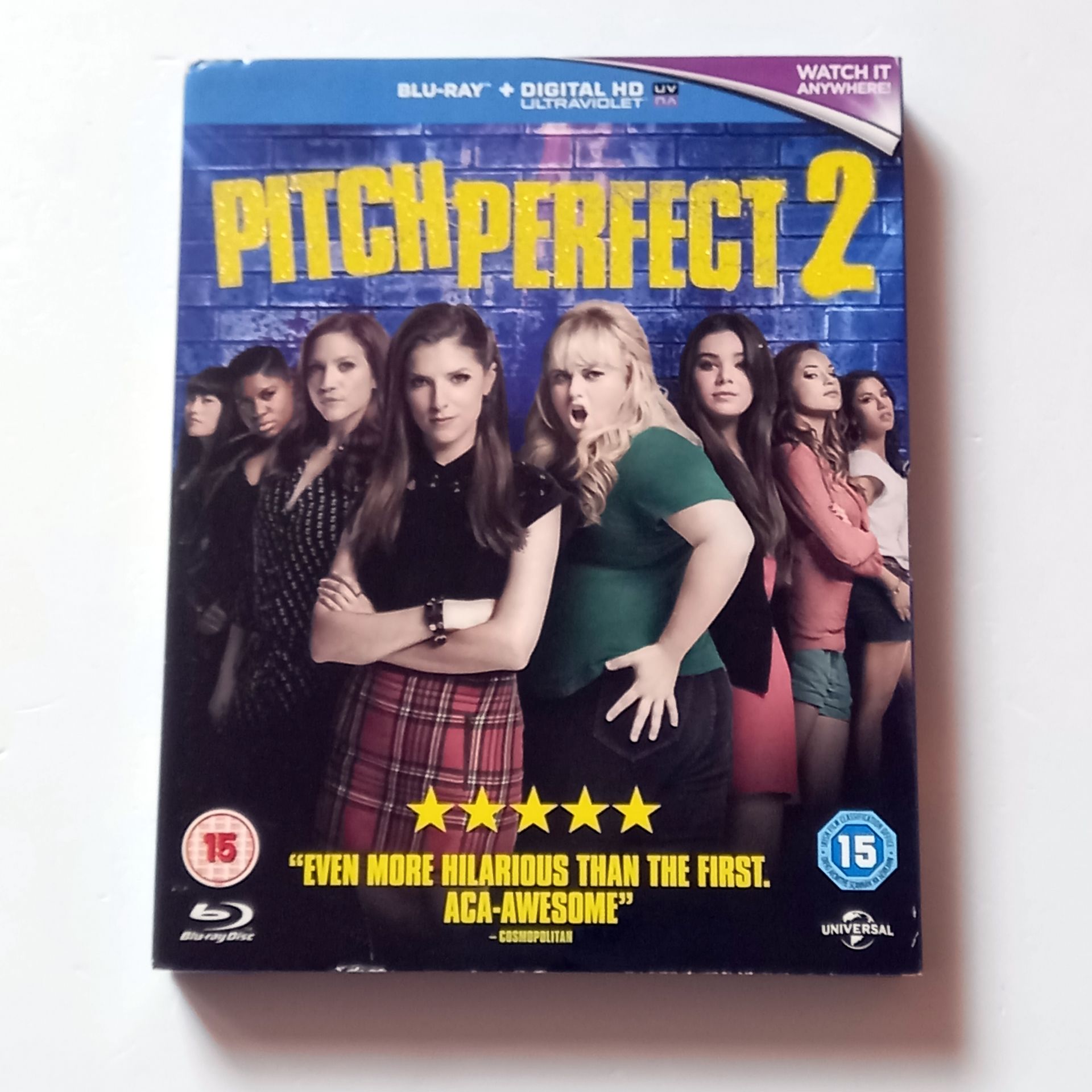 PITCH PERFECT 2 - ANNA KENDRICK, SKYLAR ASTIN, REBEL WILSON, HAILEE STAINSFIELD - YÖN.: ELIZABETH BANKS - BLU-RAY SLIPCOVER REGION B 2.EL TÜRKÇE ALTYAZI YOKTUR