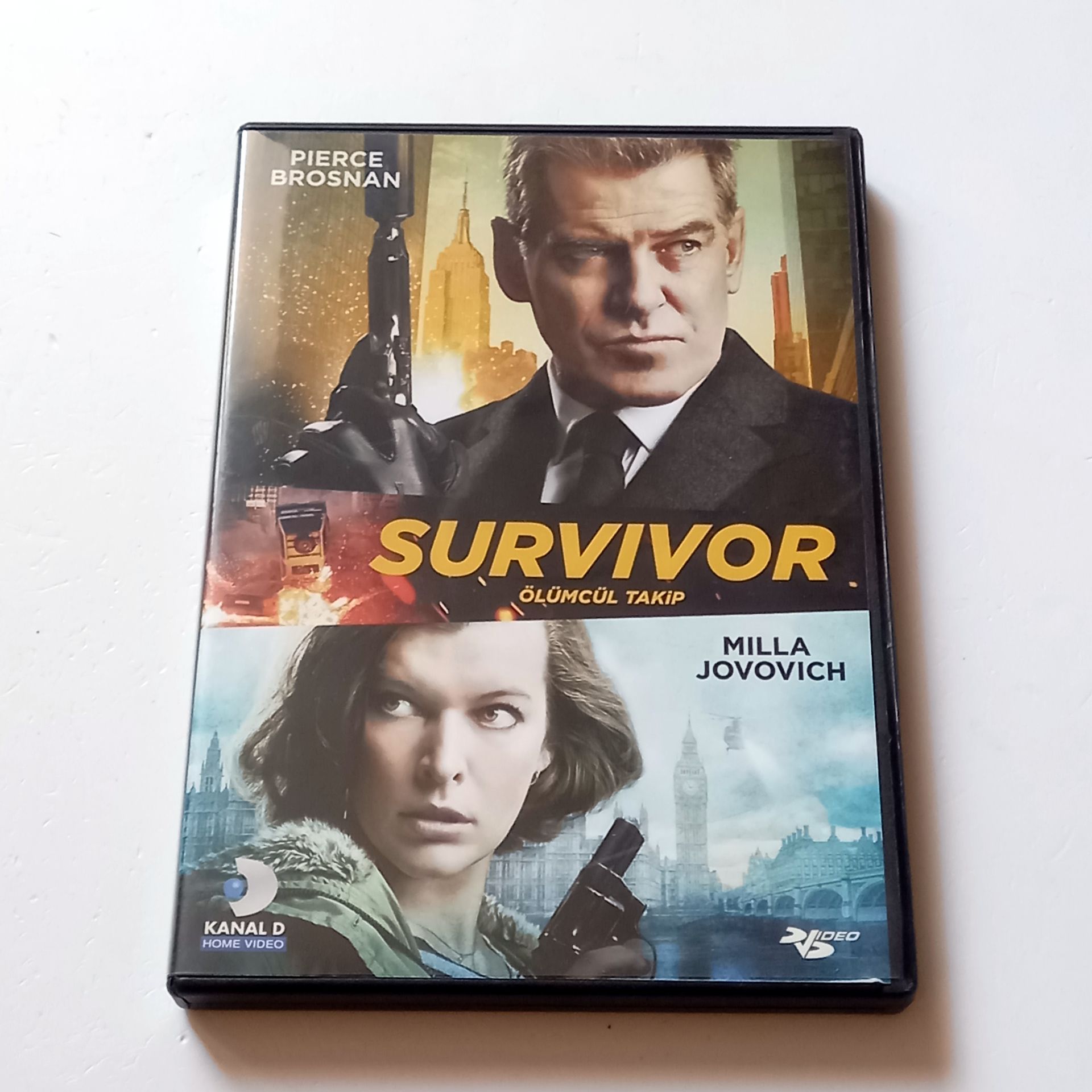 SURVIVOR / ÖLÜMCÜL TAKİP  - PIERCE BROSNAN, MILLA JOVOVICH - YÖN.: JAMES MACTEIGUE - DVD 2.EL