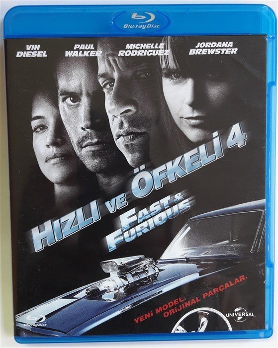 HIZLI VE ÖFKELİ 4 - FAST AND FURIOUS 4 - VIN DIESEL - BLURAY 2.EL
