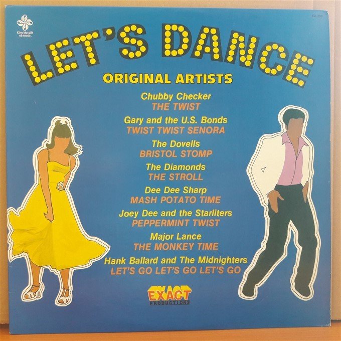 LET'S DANCE - CHUBBY CHECKER, THE DOVELLS... - LP 2.EL PLAK