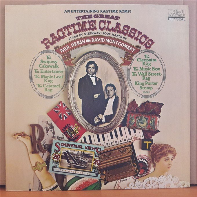 THE GREAT RAGTIME CLASSICS - PAUL HERSH & DAVID MONTGOMERY (1974) - LP 2.EL PLAK