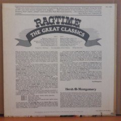 THE GREAT RAGTIME CLASSICS - PAUL HERSH & DAVID MONTGOMERY (1974) - LP 2.EL PLAK