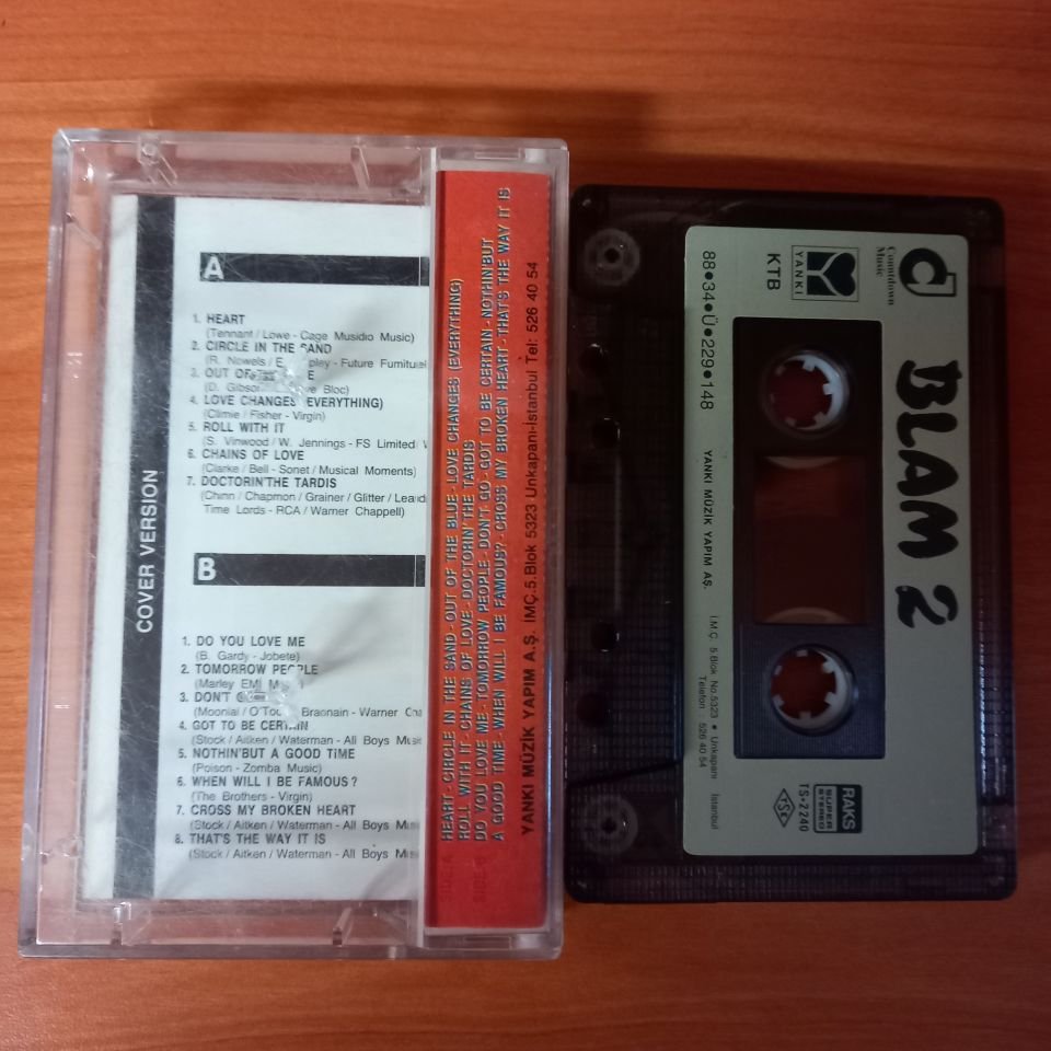 BLAM 2/ DOCTORIN' THE TARDIS, CIRCLE IN THE SAND, ROLL WITH IT, OUT OF THE BLUE, HEART (1988) - KASET 2.EL