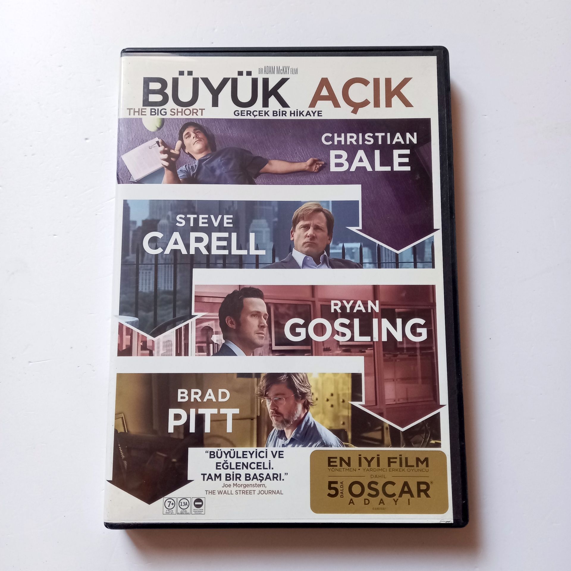 BÜYÜK AÇIK - THE BIG SHORT - CHRISTIAN BALE, STEVE CARRELL, RYAN GOSLING, BRAD PITT, YÖN.: ADAM MCKAY- DVD 2.EL