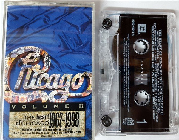 CHICAGO - THE HEART OF CHICAGO 1967-1998 VOLUME 2 CASSETTE MADE IN GERMANY ''USED''