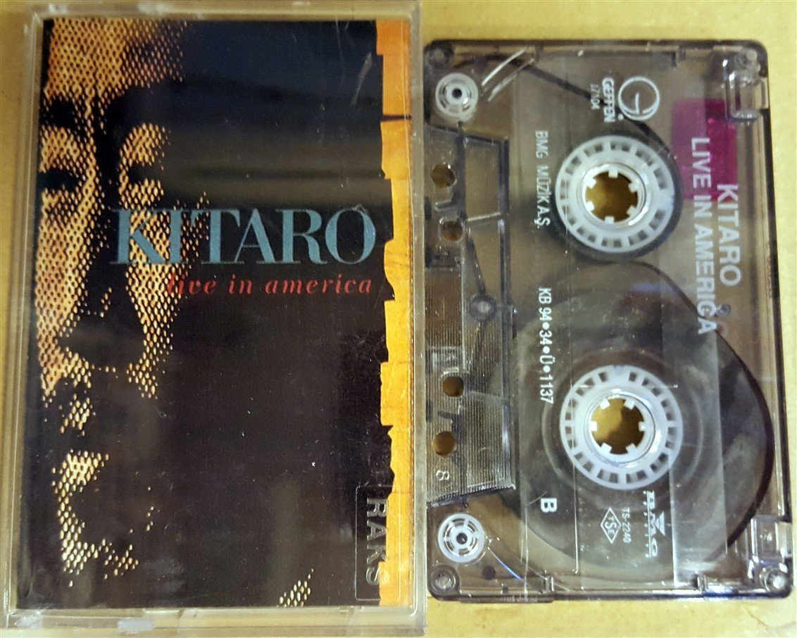 KITARO - LIVE IN AMERICA (1994) CASSETTE MADE IN TURKEY ''USED''