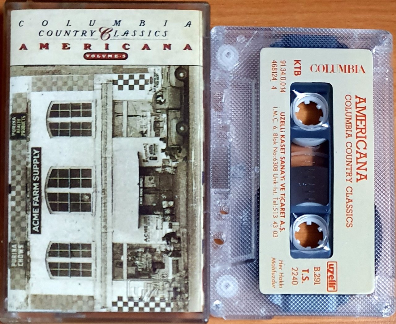 AMERICANA VOLUME 3 / COLUMBIA COUNTRY CLASSICS (1991) - KASET UZELLİ 2.EL
