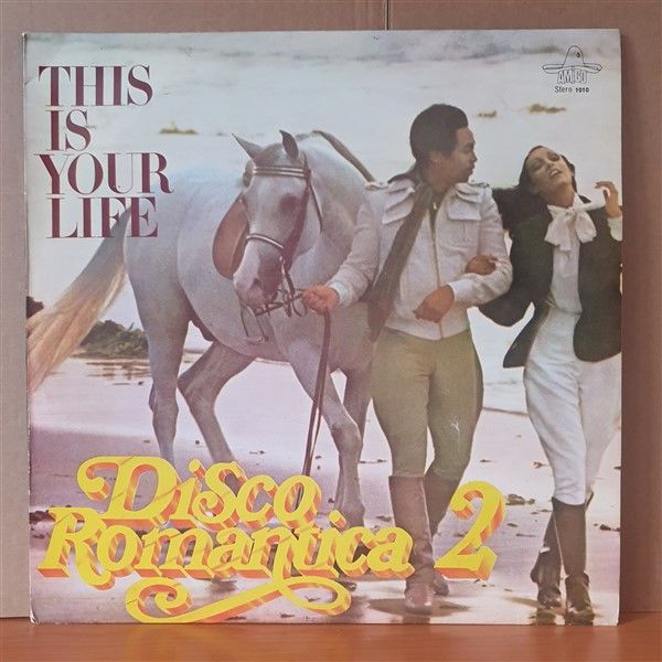 DISCO ROMANTICA 2 / PAUL MARTIN, ROBERTO CARLOS, ANITA WARD, KENNY NOLAN, RITA COOLIDGE - LP YERLİ BASKI 2.EL PLAK