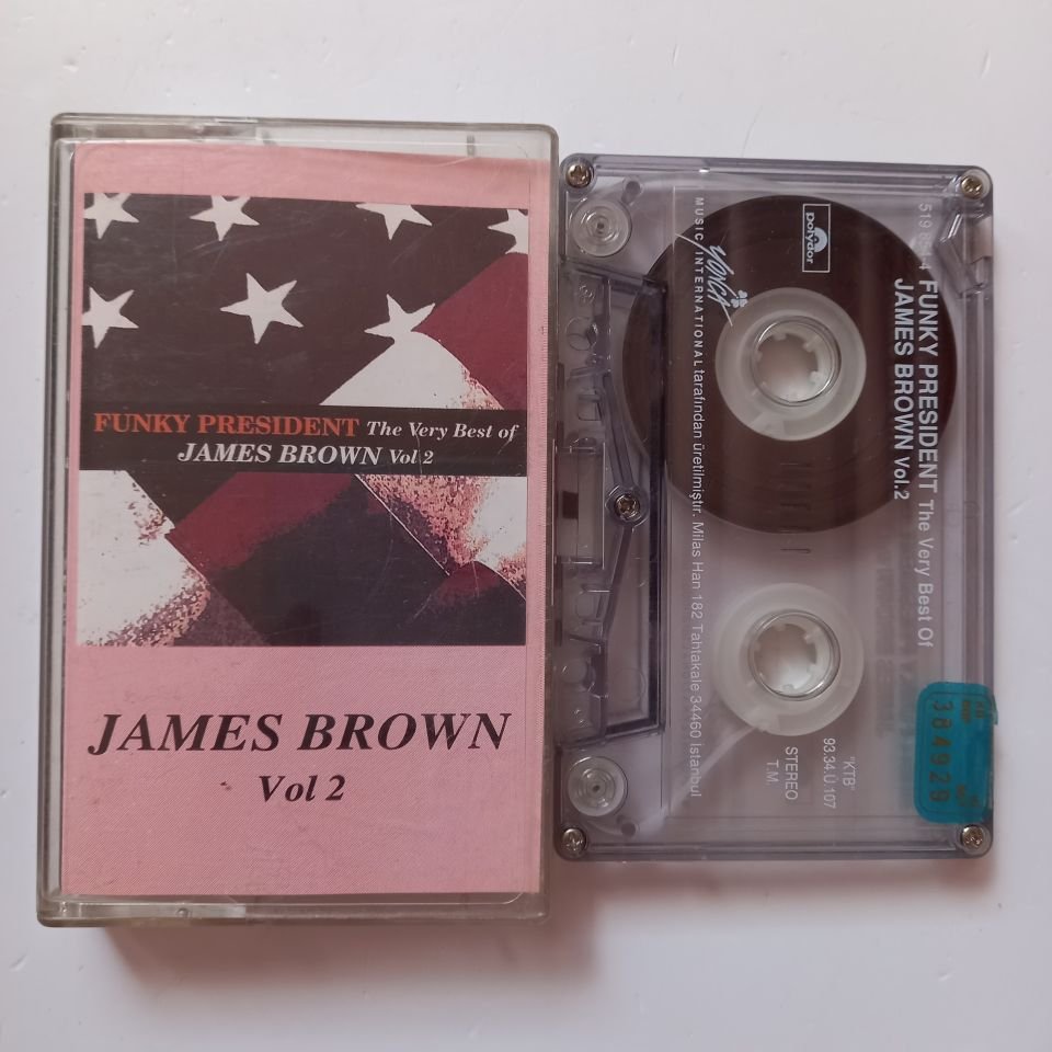 JAMES BROWN - FUNKY PRESIDENT / THE VERY BEST OF JAMES BROWN VOL 2 (1993) - KASET 2.EL