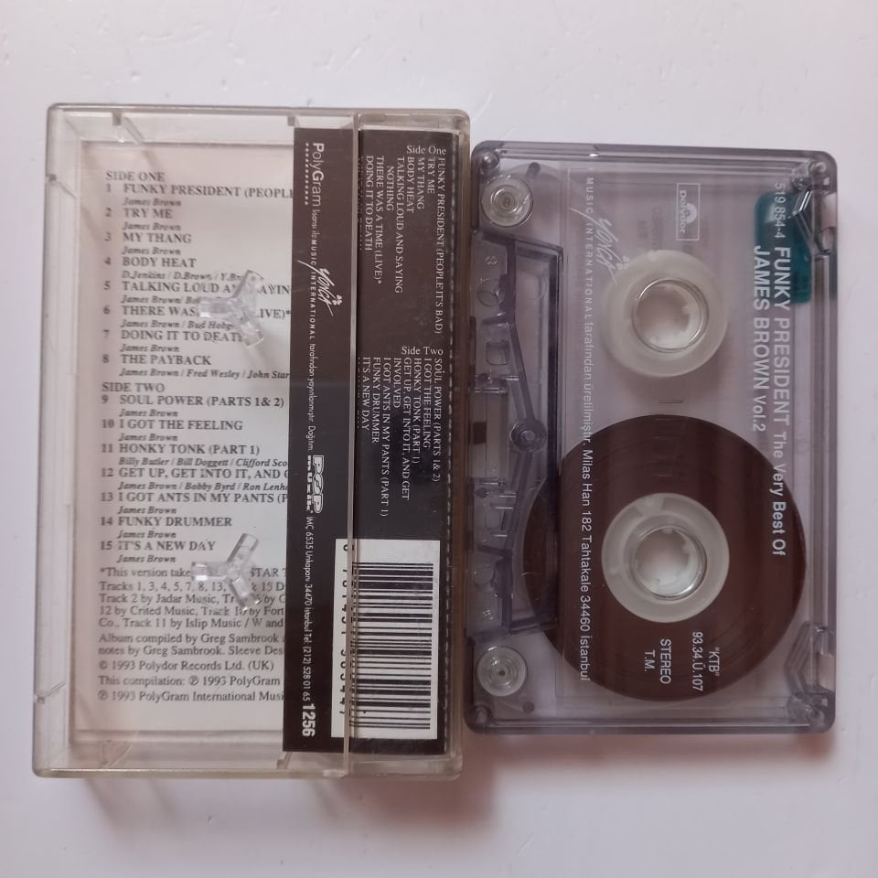 JAMES BROWN - FUNKY PRESIDENT / THE VERY BEST OF JAMES BROWN VOL 2 (1993) - KASET 2.EL