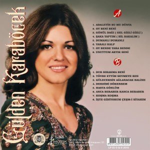 GÜLDEN KARABÖCEK - 1971-1973 ORİJİNAL ANALOG 45LİK KAYITLARI - LP 2022 BASKI SIFIR PLAK