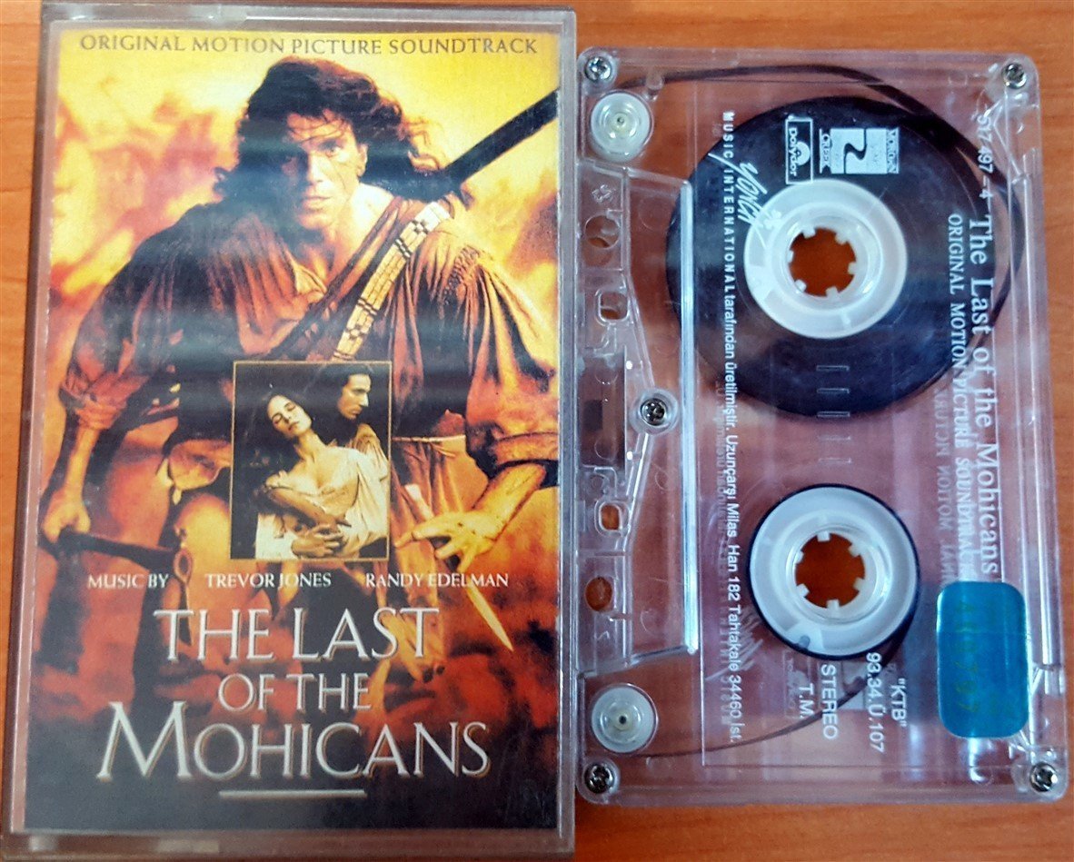 THE LAST OF THE MOHICANS SOUNDTRACK BY TREVOR JONES & RANDY EDELMAN (1993) YONCA KASET 2.EL