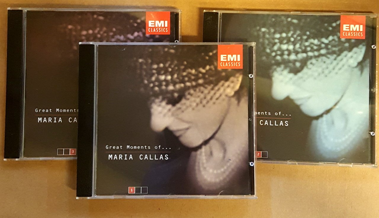 MARIA CALLAS - GREAT MOMENTS OF / BEST OF - 3CD 2.EL
