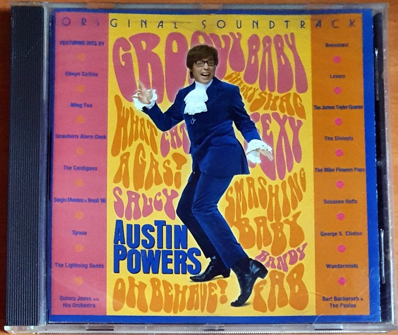 AUSTIN POWERS SOUNDTRACK / BROADCAST, THE CARDIGANS, LUXURY, MING TEA, GEORGE S. CLINTON, EDWYN COLLINS (1997) - CD 2.EL