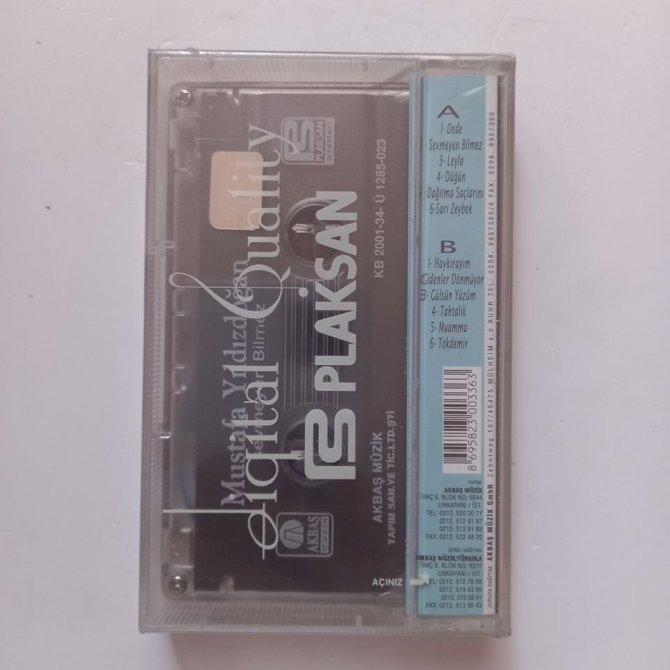 MUSTAFA YILDIZDOĞAN - SEVMEYEN BİLMEZ (2001) - KASET SIFIR
