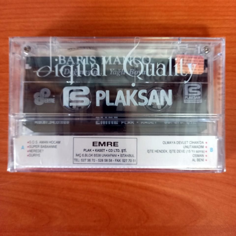 BARIŞ MANÇO - DEĞMESİN YAĞLI BOYA - KASET SIFIR