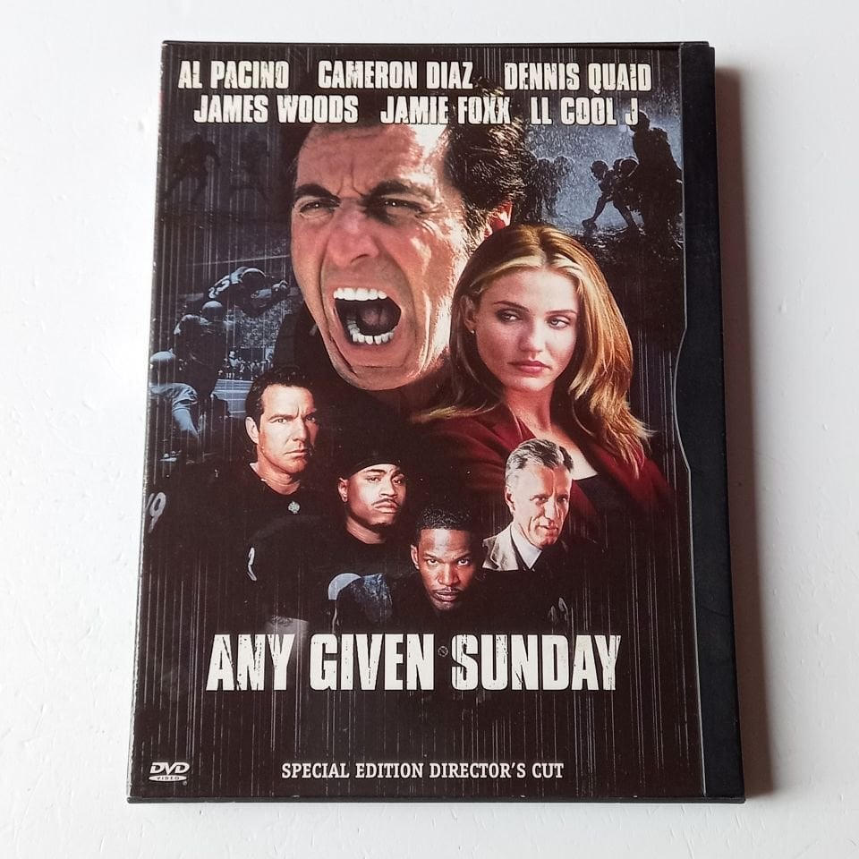 ANY GIVEN SUNDAY - AL PACINO, CAMERON DIAZ - YÖN.: OLIVER STONE - DVD SNAPCASE 2.EL