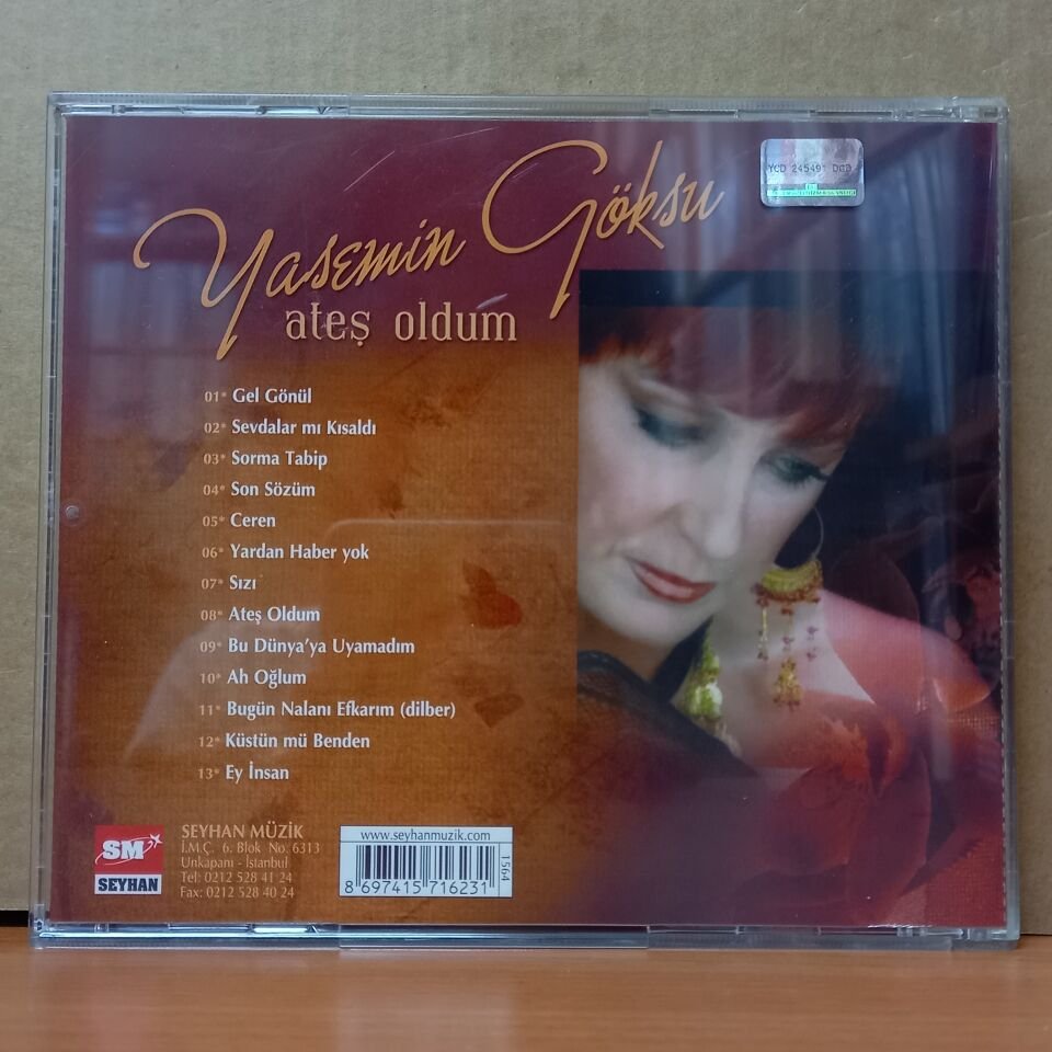 YASEMİN GÖKSU - ATEŞ OLDUM (2005) - CD 2.EL