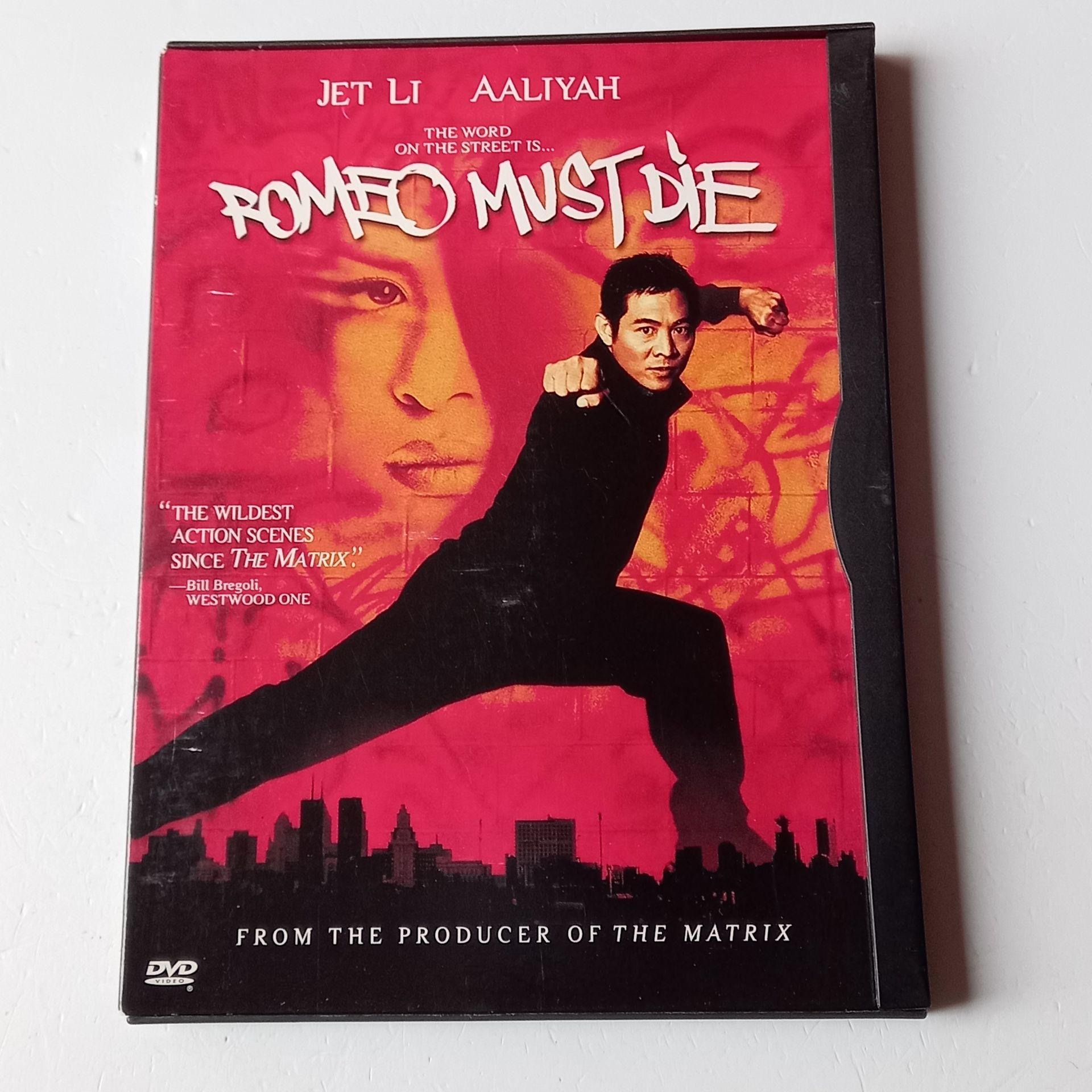 ROMEO MUST DIE - JET LI, AALIYAH - YÖN.: ANDRZEJ BARTKOWIAK - DVD SNAPCASE 2.EL