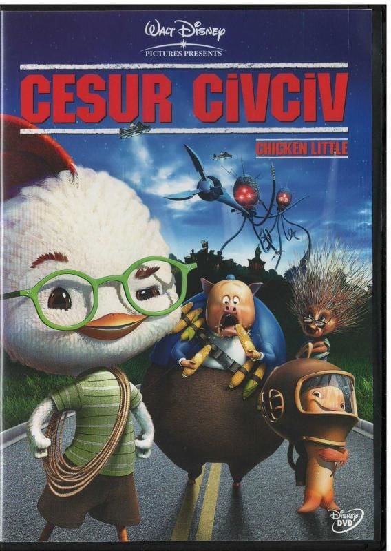 CHICKEN LITTLE - CESUR CİVCİV - DISNEY ANİMASYON - DVD AMBALAJINDA SIFIR