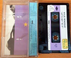 KYLIE MINOGUE - LET'S GET TO IT CASSETTE MADE IN TURKEY ''USED'' PAPER LABEL
