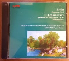 ULVİ CEMAL ERKİN SYMP NO 1 / TCHAIKOVSKY SYMP NO 2 - GÜRER AYKAL - CD 2.EL