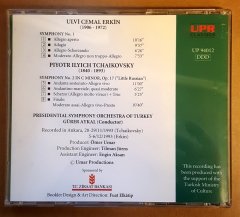 ULVİ CEMAL ERKİN SYMP NO 1 / TCHAIKOVSKY SYMP NO 2 - GÜRER AYKAL - CD 2.EL