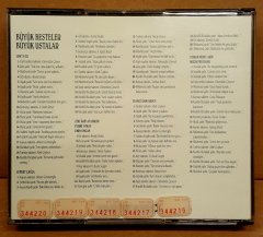 BÜYÜK BESTELER BÜYÜK USTALAR 4 - LEM'İ ATLI, CEVDET ÇAĞLA, ZEKİ ARİF ATAERGİN, FEHMİ TOKAY, EMİN ONGAN, YESARİ ASIM ARSOY, OSMAN NİHAT AKIN, MUZAFFER İLKAR (1994) - 5CD YAPI KREDİ 2.EL