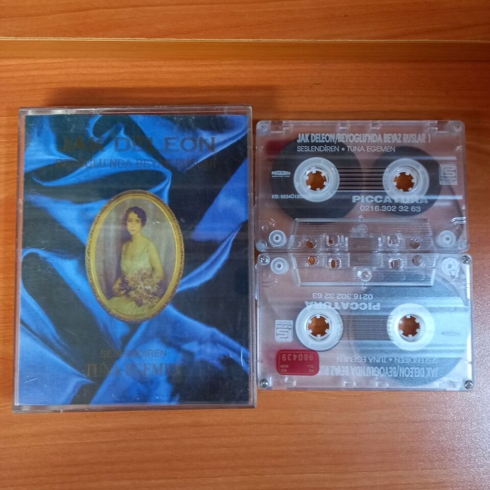 JAK DELEON - BEYOĞLU'NDA BEYAZ RUSLAR / TUNA EGEMEN (1995) - 2KASET 2.EL