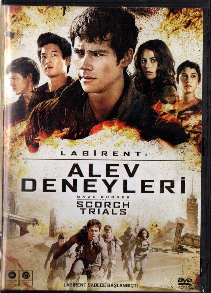 MAZE RUNNER THE SCORCH TRIALS - LABİRENT ALEV DENEYLERİ - WES BALL - DVD 2.EL