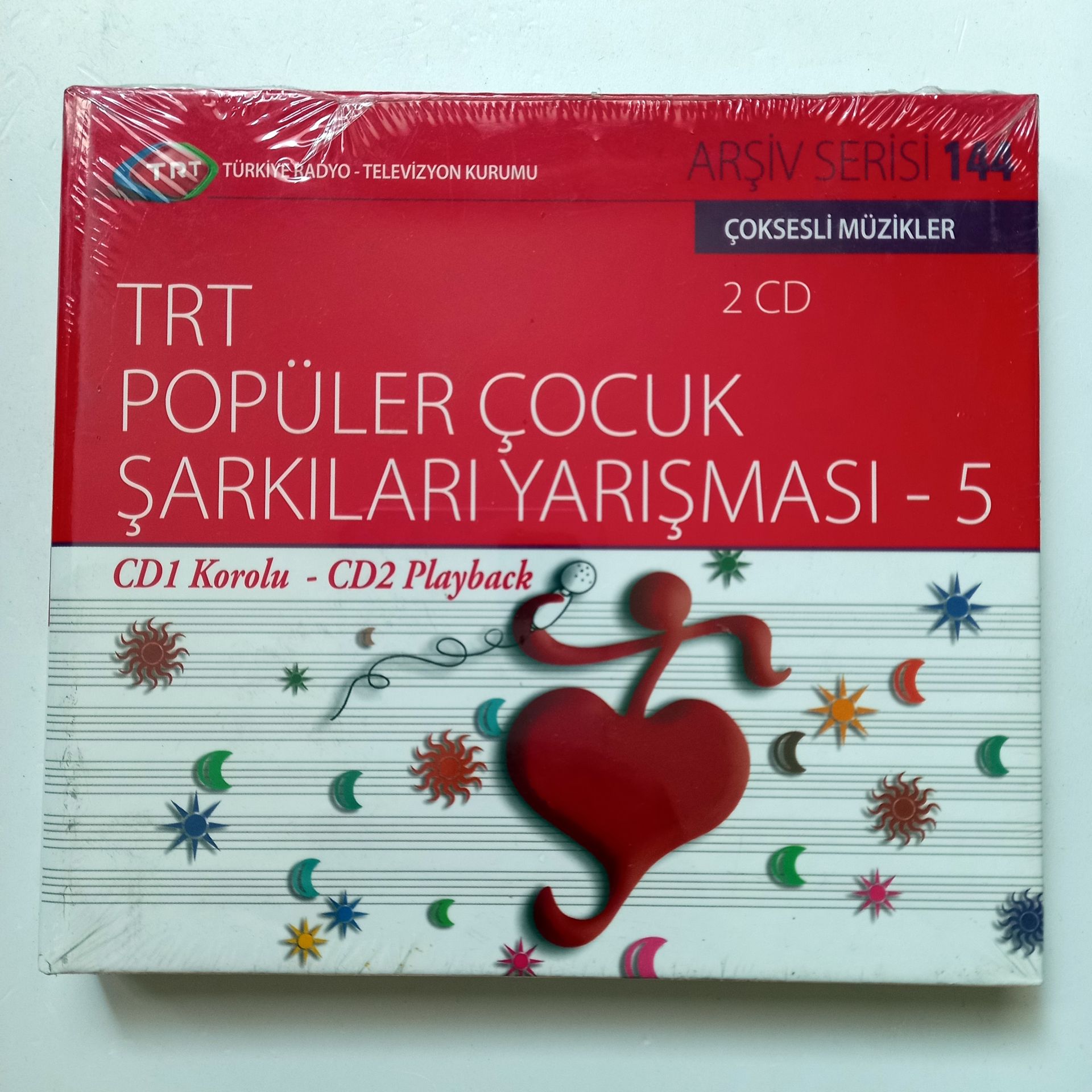 TRT POPÜLER ÇOCUK ŞARKILARI YARIŞMASI-5 / TRT ARŞİV SERİSİ 144 - 2CD SIFIR