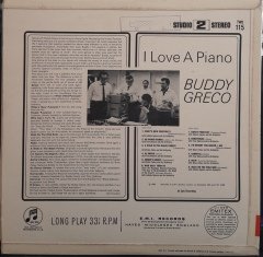 BUDDY GRECO - I LOVE A PIANO (1965) - PLAK 2.EL