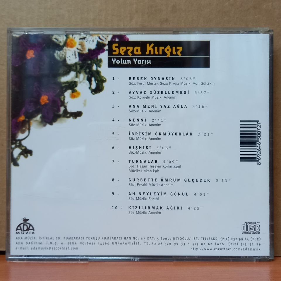 SEZA KIRGIZ - YOLUN YARISI (1997) - CD 2.EL