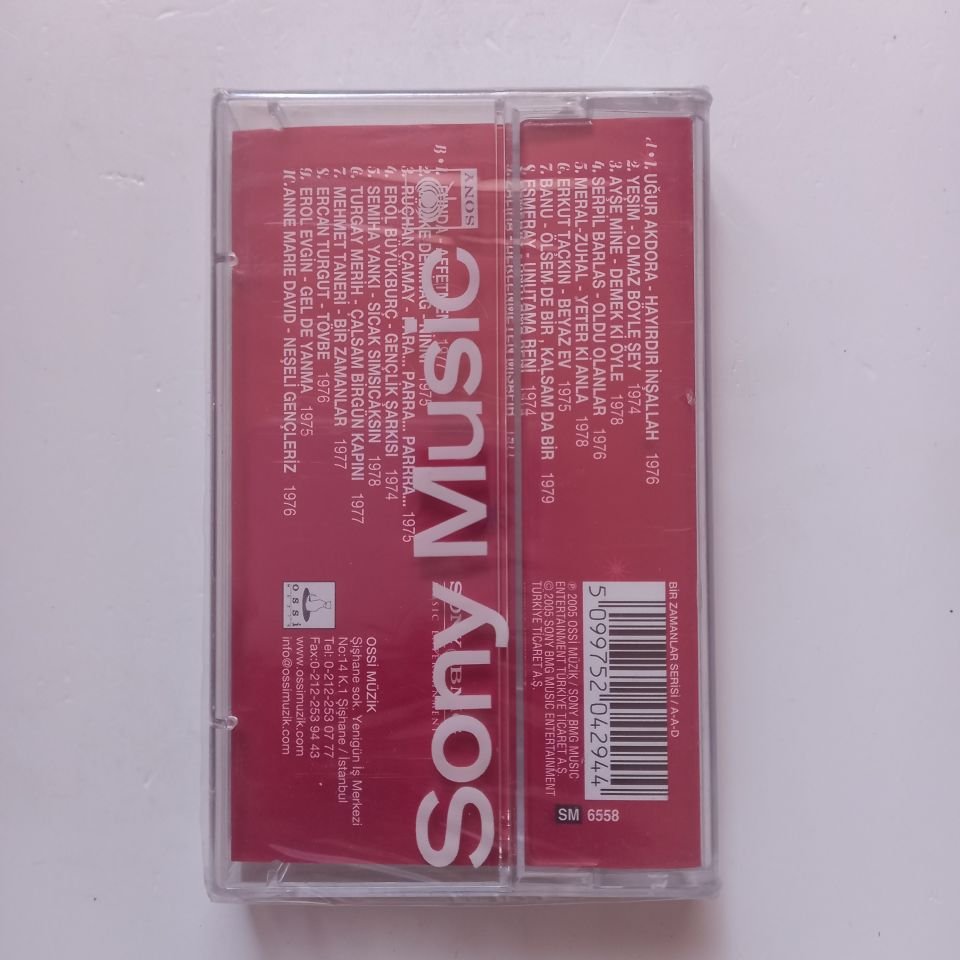 BİR ZAMANLAR.. / UĞUR AKDORA, ESMERAY, EROL EVGİN, SERPİL BARLAS, SEMİHA YANKI (2005) - KASET SIFIR